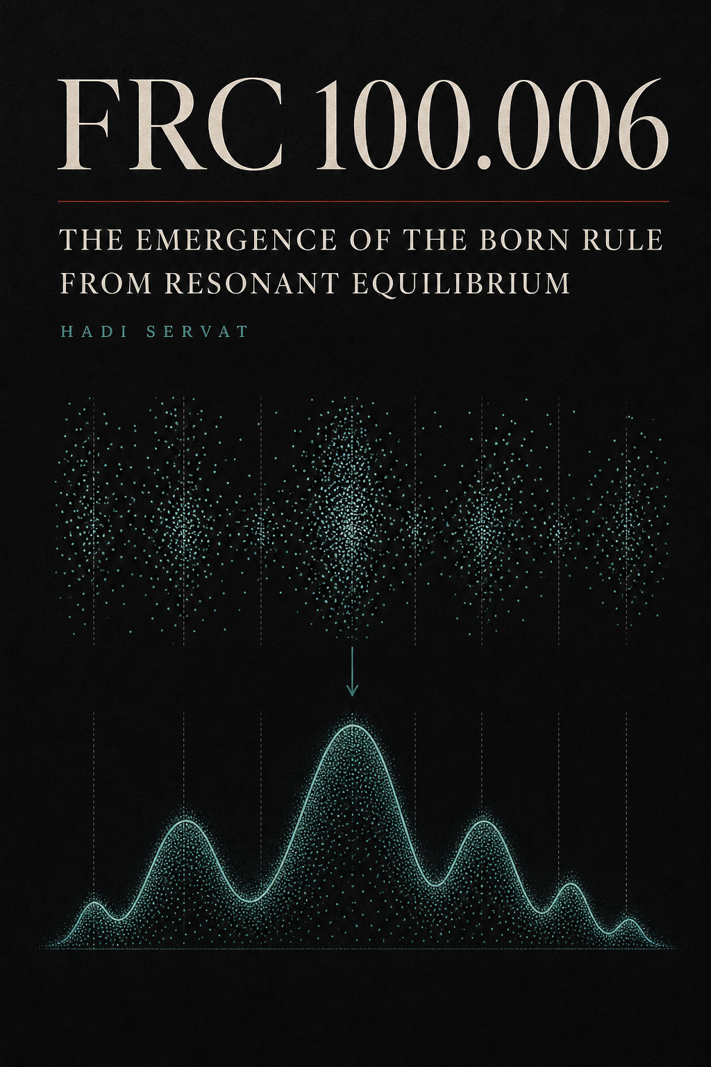 Cover art for FRC-100-006: The Emergence of the Born Rule from Resonant Equilibrium
