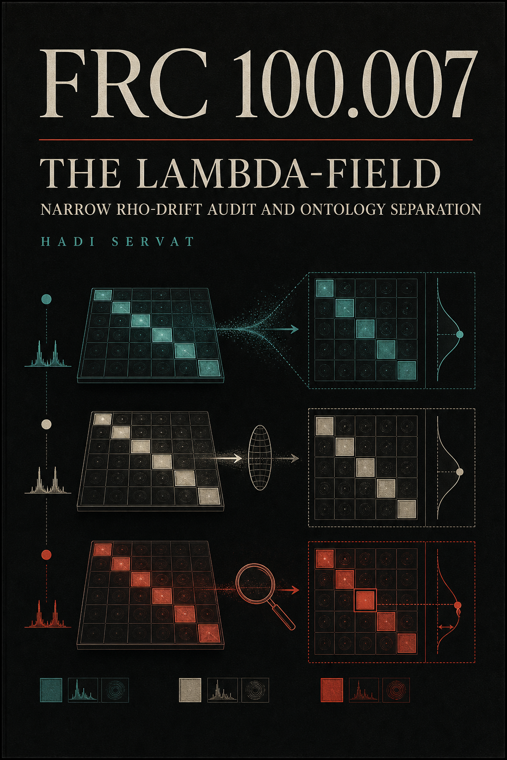 Cover art for FRC-100-007: The Lambda-Field v3.3: Narrow Rho-Drift Audit and Ontology Separation